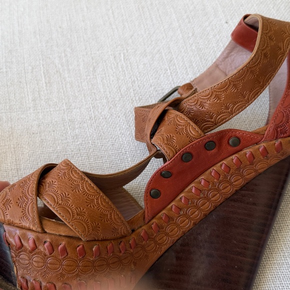 Neiman Marcus Pura López Used High Wedge platform Sexy Hot Dance❤️ Fits 7 to 7.5 - Picture 8 of 11